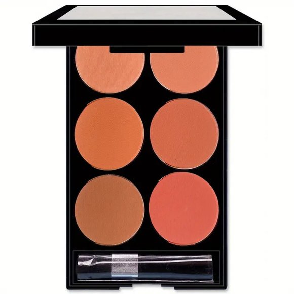 6-color Blush Palette Easy To Color Natural Three-dimensional Makeup - Picture 5 of 5